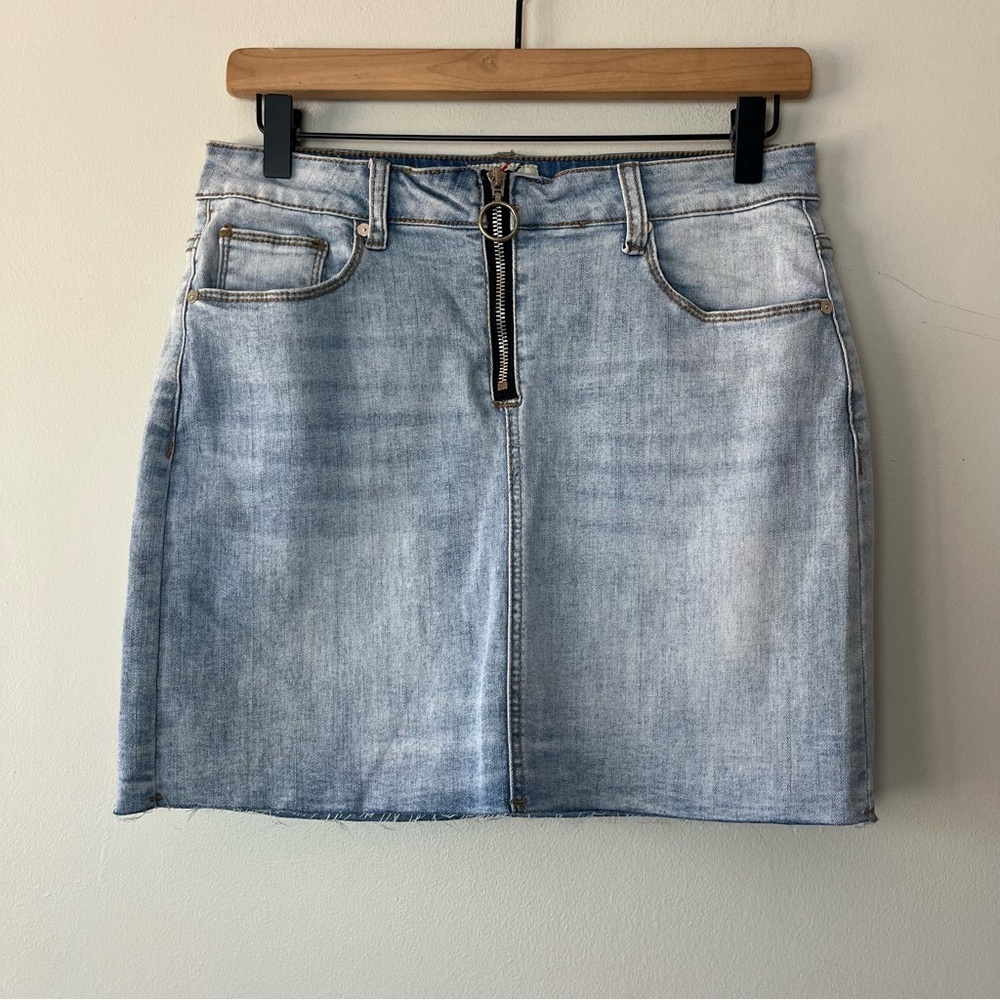 Denim BLVD‎ Jean Skirt Large